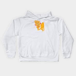 Fire guy Kids Hoodie